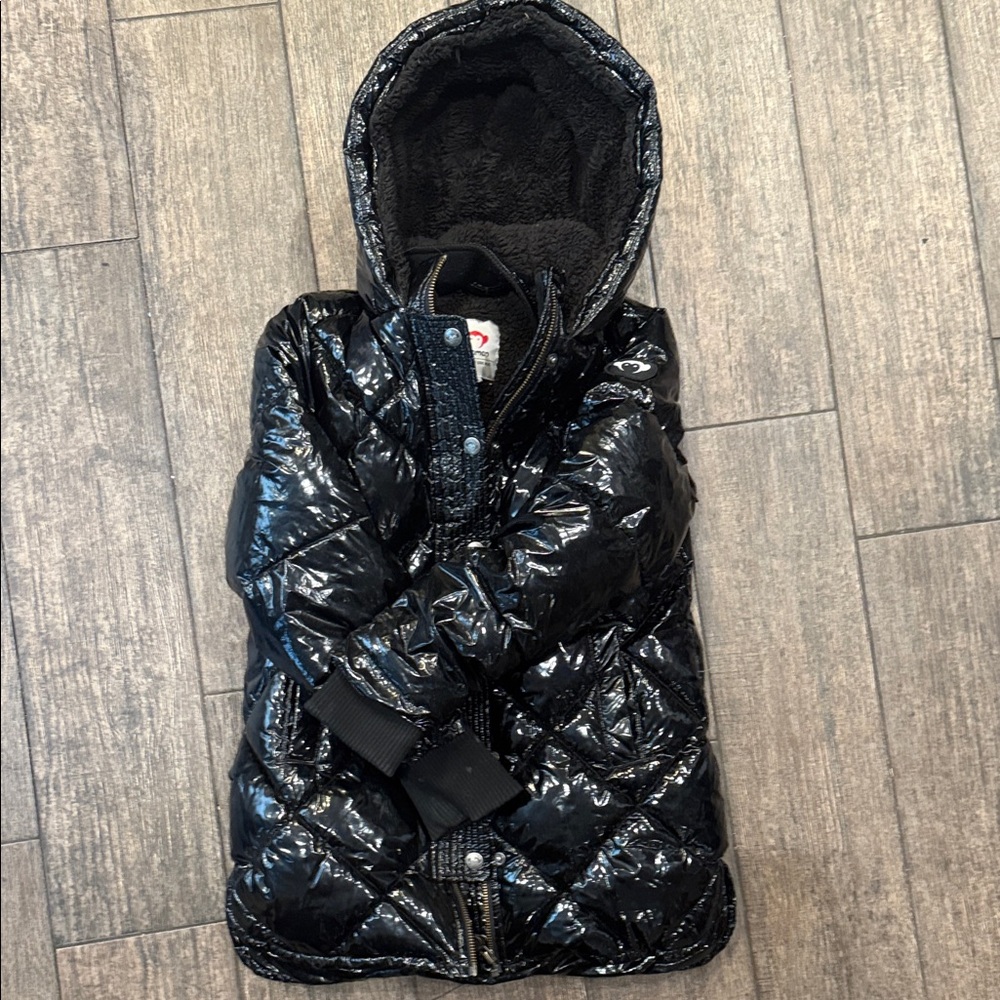 Appaman Shiny Black Kids Jacket